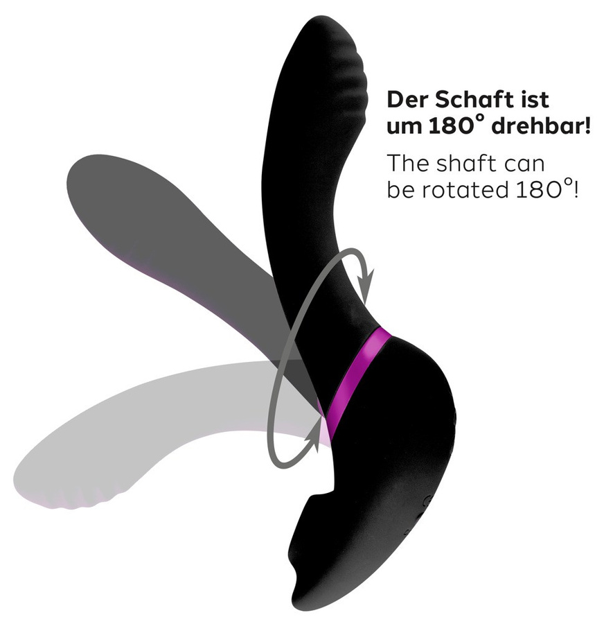 be Sassy Vibrator be Lickable mit Vibro-Zunge in Schwarz - Bild 5