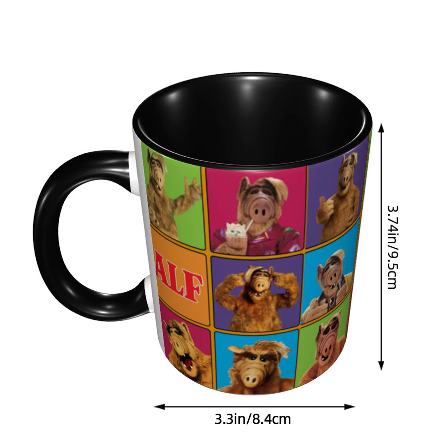 Kreative Alf Alien Life Form Keramiktasse in Mehrfarbig für Erwachsene - Bild 2