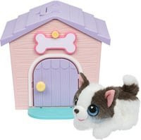 Little Live Pets My Puppy's Home S2 Mini Playset Pink mit Welpen-Spielfigur und Plüsch - Bild 1