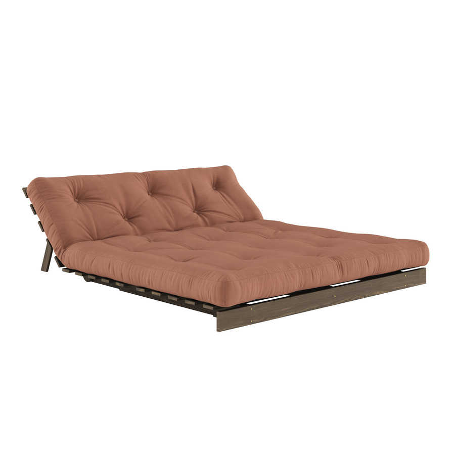 Karup Roots 160 Schlafsofa in Multicolour mit verstellbarer Kopfstütze und Stoffbezug, B/T/H: 160 x 200 cm - Bild 2