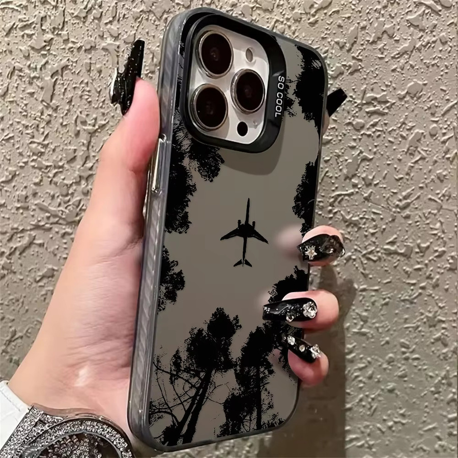 Luxus Flugzeug Design Handyhülle für Apple iPhone 17 Pro Max mit matter Oberfläche und harter IMD Schutzhülle - Bild 4