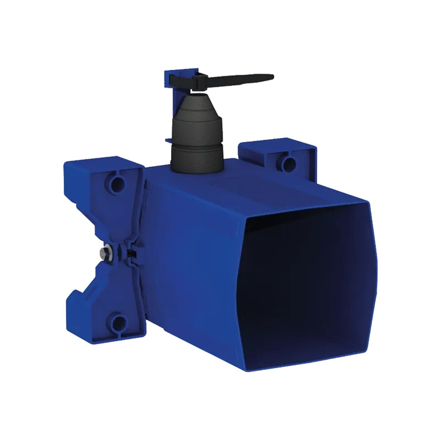 Delabie TEMPOMATIC Unterputz-Set für Druckspüler 3/4 Zoll in Blau - Bild 2