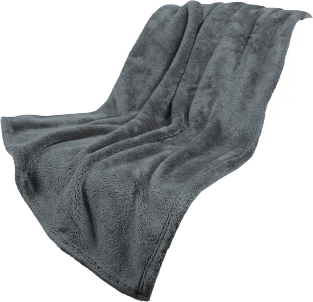 Kuscheldecke Knut von BELLA CASA aus Polyester in Green, Sand, Grey und Anthracite, B/T: 170 x 130 cm - Bild 1