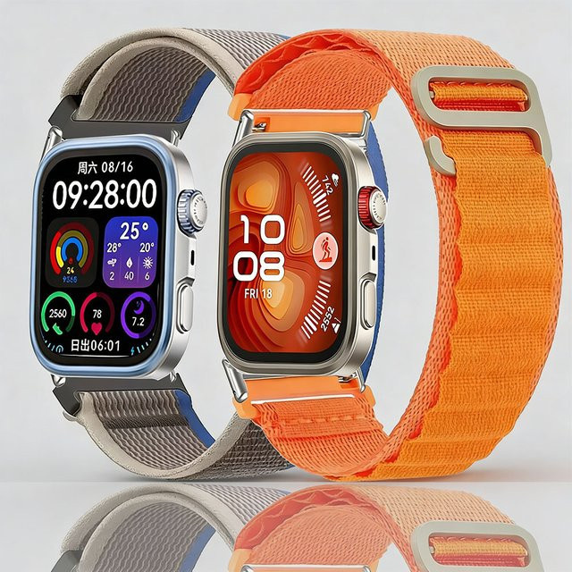 Huawei Uhrenarmband Alpine Loop Nylon, orange, Unisex - Bild 1