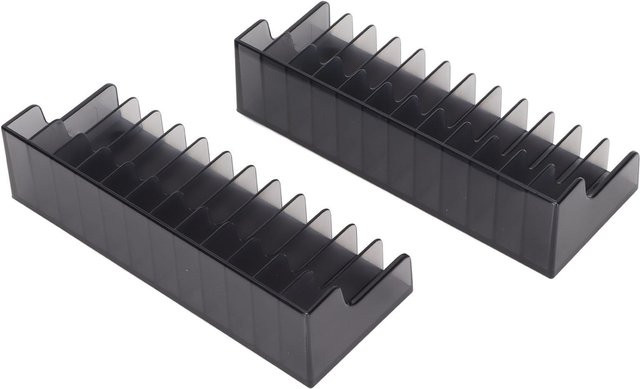 Igeteck Multifunktionales Spielkarten-Aufbewahrungsregal aus ABS-Kunststoff für Switch, Schwarz - Bild 1