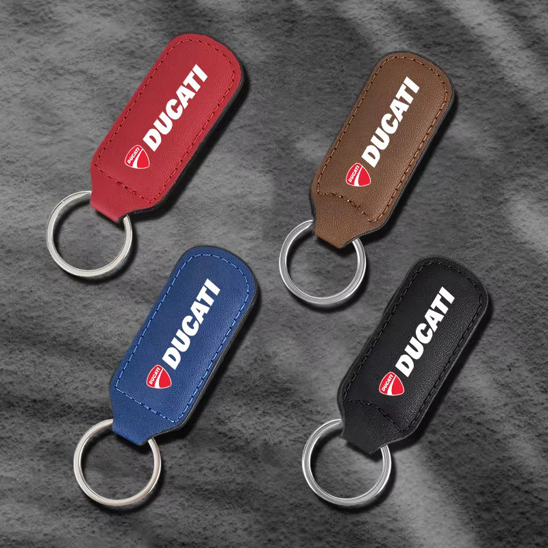 Ducati Schlüsselanhänger Leder, Unisex - Bild 1