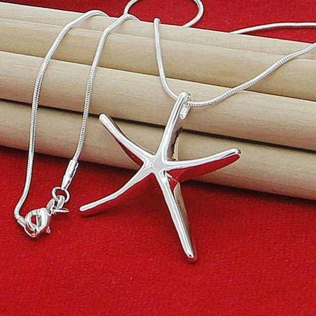 YIRAN Jewelry Anhänger Halskette, Seestern, Damen, brown - Bild 1