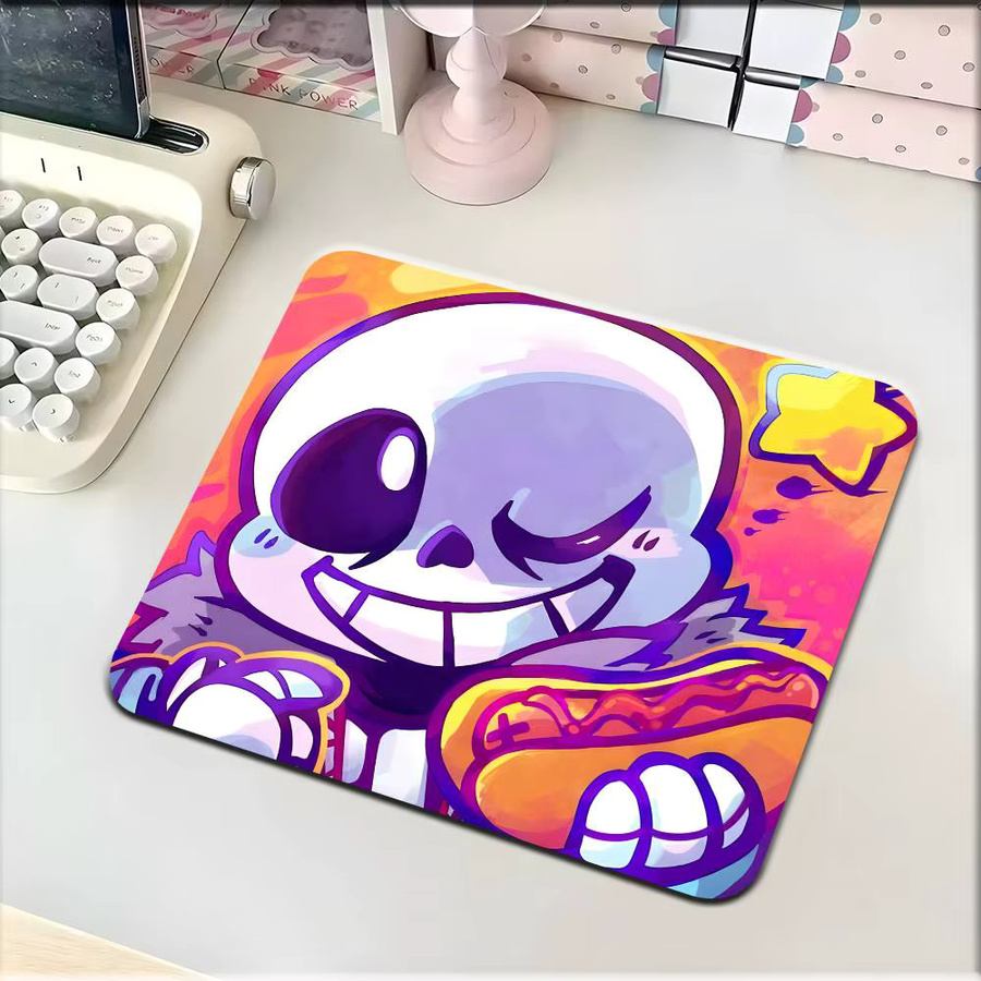 Moetch S-Sans Undertale Anime Mauspad in Multicolour mit rutschfester Unterseite - Bild 4