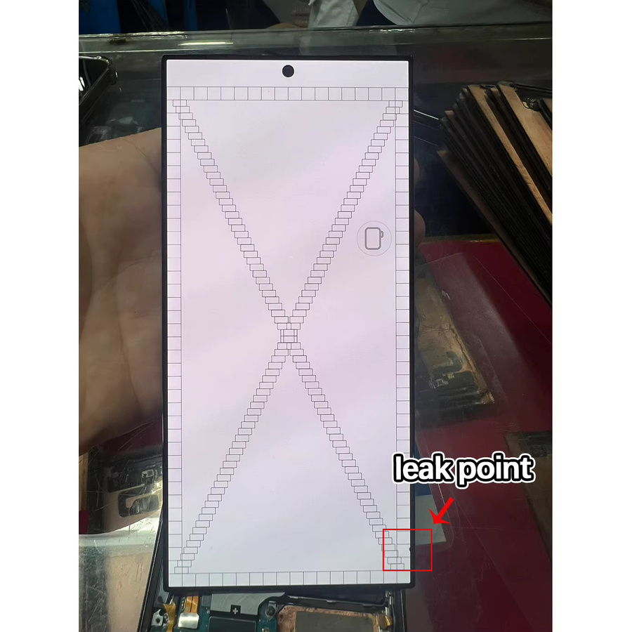Samsung AMOLED LCD-Display Touchscreen mit Rahmen für S24 Ultra S908B SM-S908B/DS in Schwarz - Bild 1