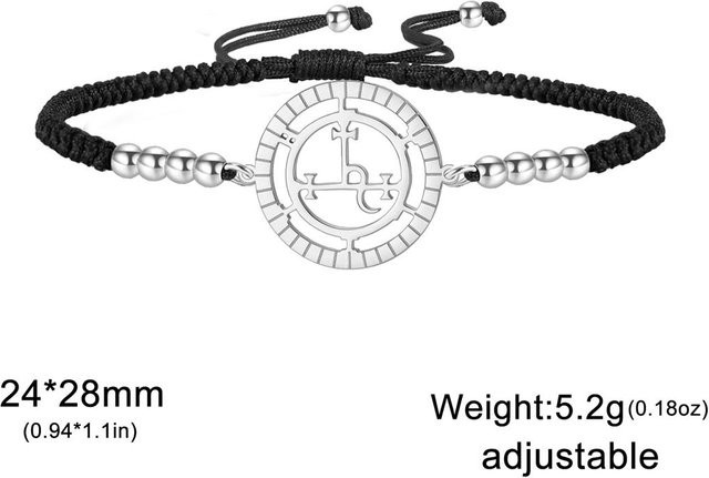 Rui Di Armband Edelstahl, Schwarz, Unisex - Bild 1