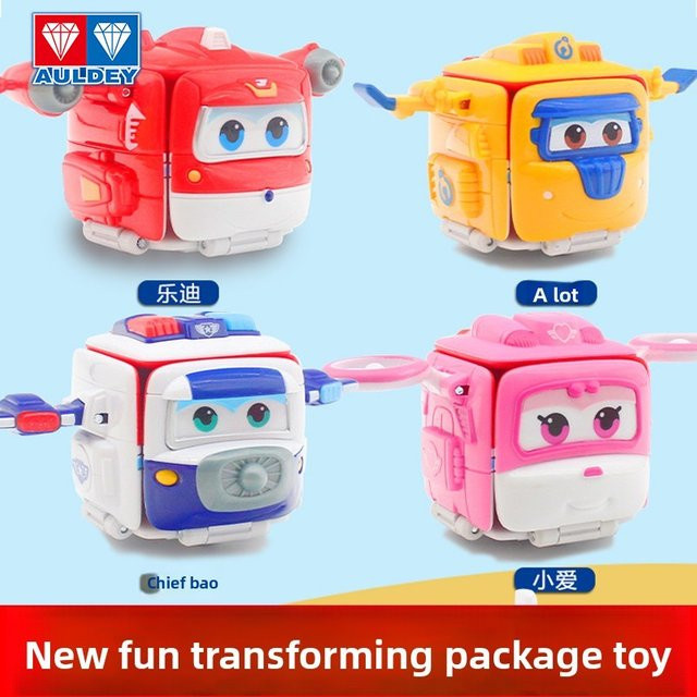 Auldey Super Wings Fun Package Box Jett Schieberoboter, Lernroboter, ab 3 Jahren - Bild 1