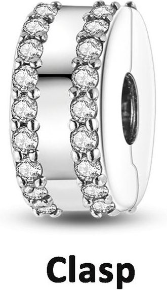 Lily there Spacer Stopper Clip Charms, 925 Silber, Damen - Bild 1