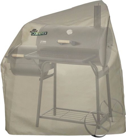 Mr. GARDENER Grillabdeckhaube aus Polyester in Beige und Transparent - Bild 1