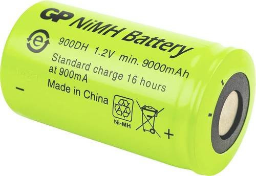 GP Ni-MH Industrial 9000 DH C1 Akku Mono (D) 1.2V 9000 mAh - Bild 1