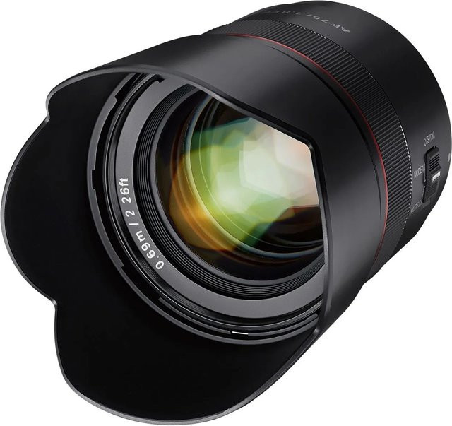 Samyang Porträt Objektiv AF 75mm F1.8 FE für Sony E Mount, Schwarz - Bild 1