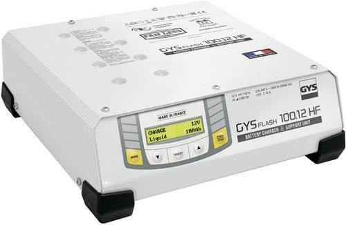GYSFLASH 100.12 HF 029415 Automatikladegerät 12V 100A von GYS in Weiß - Bild 1