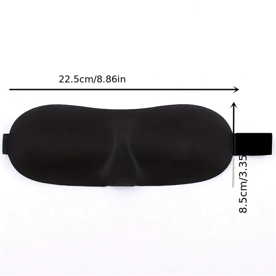 Schlafmaske mit verstellbarem Schultergurt, Unisex - Bild 6