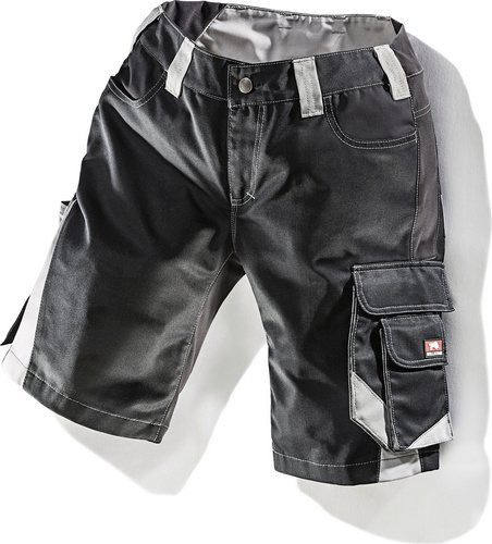 BULLSTAR Damen-Arbeitsbermuda WORXTAR in Schwarz/Grau aus Polyester-Baumwoll-Elastan-Mix - Bild 1