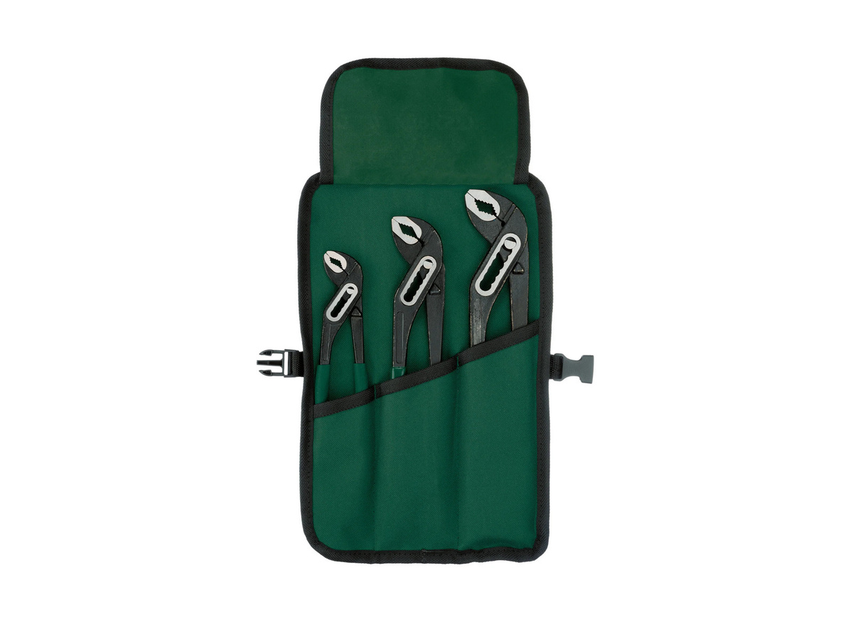 Parkside Rollgabelschlüssel- und Wasserpumpenzangen-Set aus Stahl, 3-teilig, multicolor - Bild 2