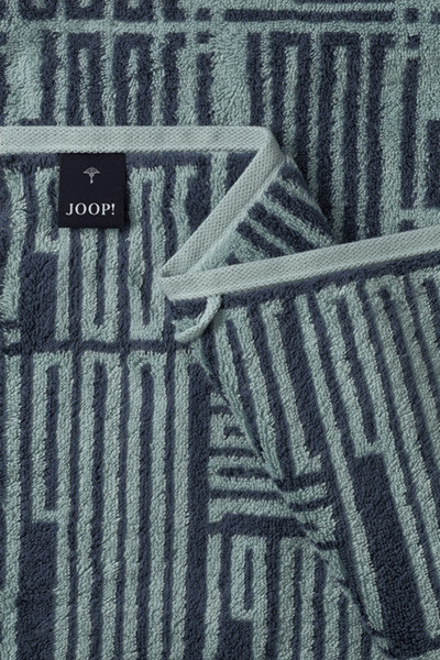 JOOP! BARS ALLOVER Handtuch aus Baumwolle in Aqua, Breite: 50 cm, Länge: 100 cm - Bild 2