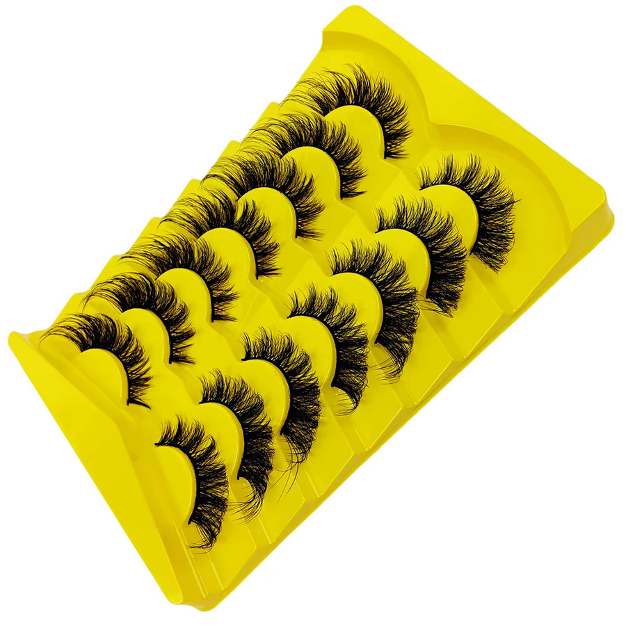 BLL.cf Falsche Wimpern 3D Winged End Fuchsenaugenwimpern, 2er Packung - Bild 2