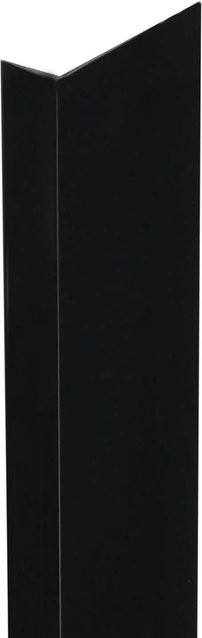 Arcansas Winkelprofil ungleichschenklig aus PVC in Schwarz, B: 20 mm, T: 10 mm, L: 1.000 mm - Bild 1