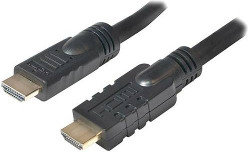 LogiLink HDMI Anschlusskabel 4K UHD Schwarz 10,00 m mit vergoldeten Steckkontakten CHA0010 - Bild 1