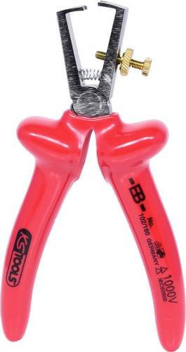 KS Tools CLASSIC 1000V Abisolierzange in Rot aus Stahl mit 9,5mm - Bild 1