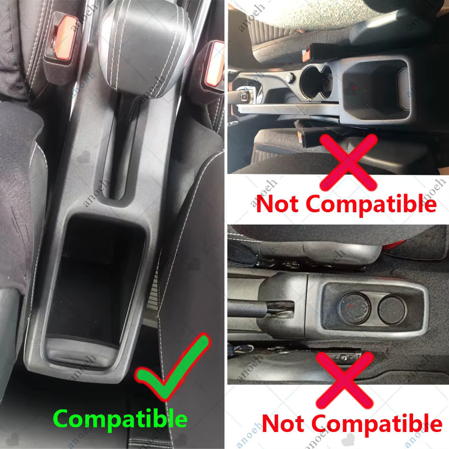 Armlehnenbox für Peugeot 2008 (2012–2018) von CNDI mit USB-C-Ladefunktion, Schwarz - Bild 4