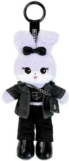 Blackpink Charakter Plüsch Schlüsselanhänger, Jisoo, White, Unisex - Bild 1