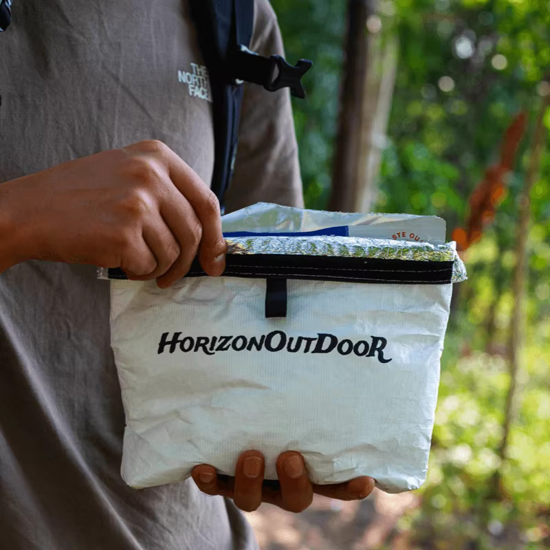 HODR GEAR Outdoor Tyvek Isolierte Lebensmitteltasche in Weiß für gefriergetrocknete Mahlzeiten und Campingausrüstung - Bild 3
