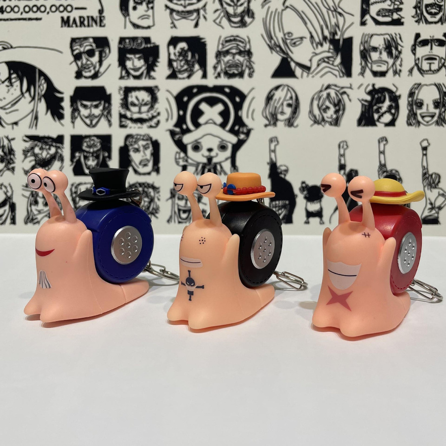 Yiran toy One Piece Anime Den Den Mushi Modell Schneckenförmiges Telefon - Bild 1