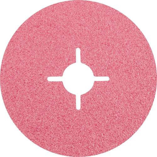 PFERD Schleifpapier für Schleifteller FS 115-22 CO 50, Körnung 50, Durchmesser: 115 mm, 25 Stück, Farbe: Pink - Bild 1