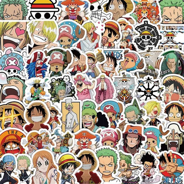 Bandai One Piece Aufkleber, 100-teiliges Set, Bunt / Mehrfarbig - Bild 1