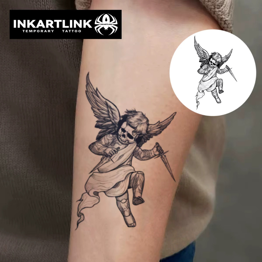 Bestrafungsengel temporäre Tattoo-Aufkleber - Bild 2
