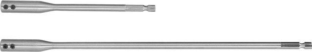 TOMTOP Bohrerverlängerung aus Kohlenstoffstahl in Silber, 14 Zoll Schaftverlängerung für präzises Finish und Polieren - Bild 1