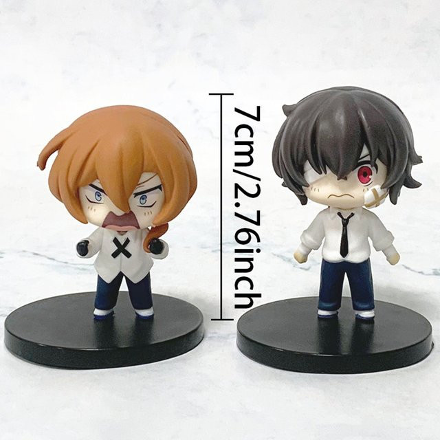 Bandai Bungou Stray Dogs Dazai Osamu Actionfigur, 7cm, Kunststoff - Bild 1