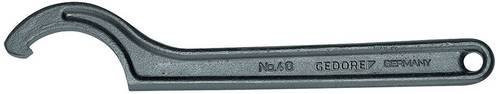 Gedore Hakenschlüssel mit Nase 6334020 aus Chrom-Vanadium-Stahl, Farbe Grau, für Muttern-Ø 25 - 28 mm, Länge: 135 mm - Bild 1