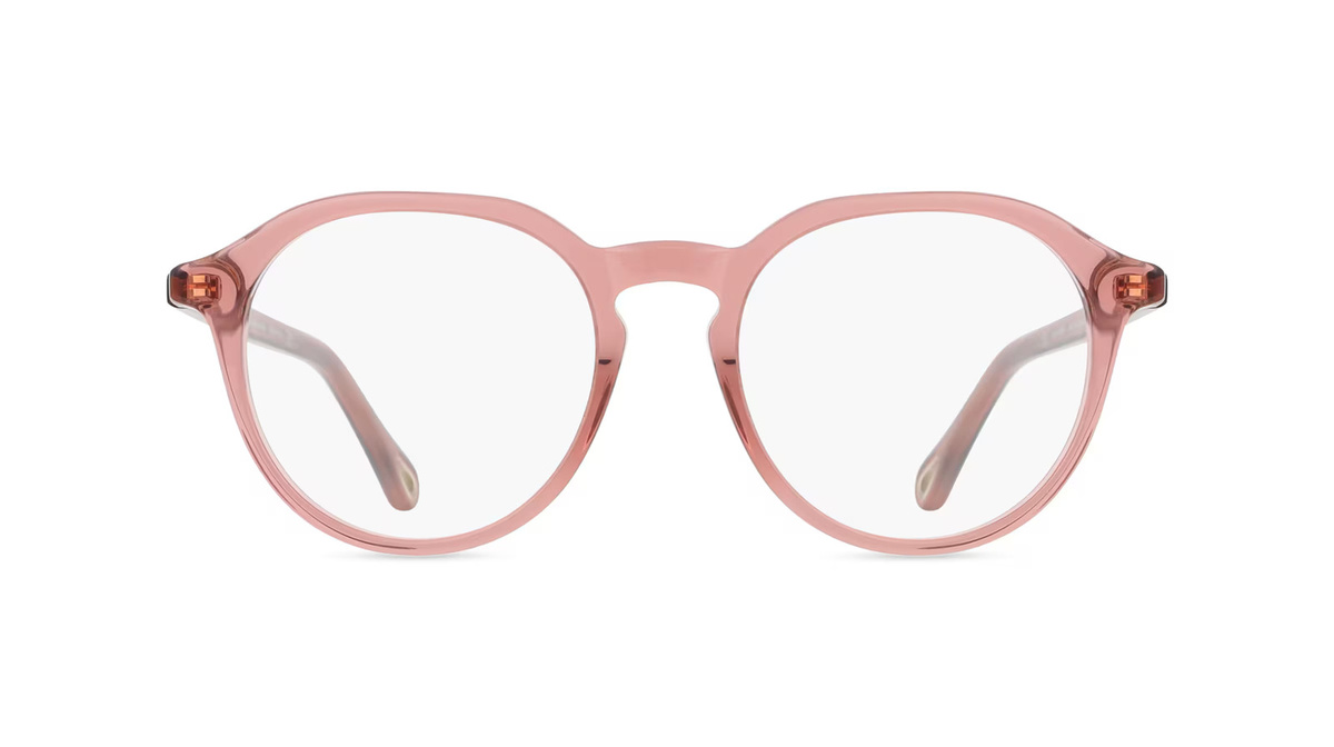 Chloé CH0012O Korrektionsbrille, Vollrand, Rund, Kunststoff, Pink, Unisex - Bild 1