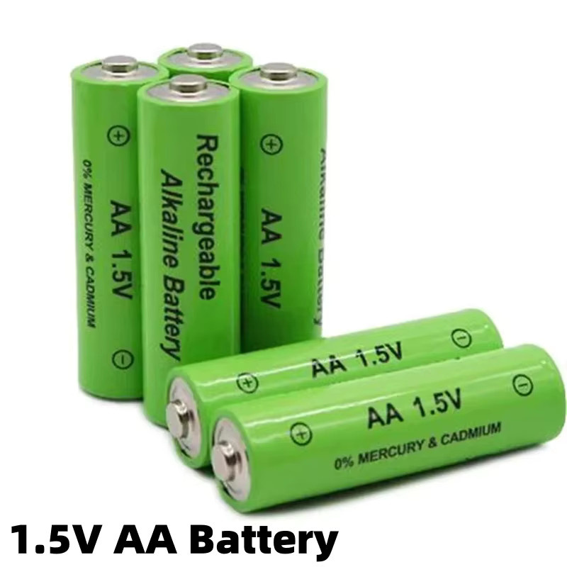Wiederaufladbare AA-Batterien 1,5 V mit 3000 mAh in Grün - Bild 2
