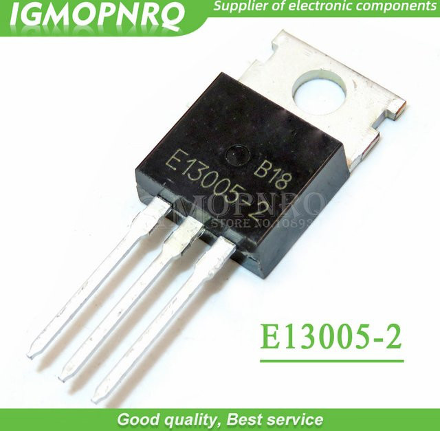 10 Stück E13005-2 TO-220 NPN Transistoren in Schwarz - Bild 1