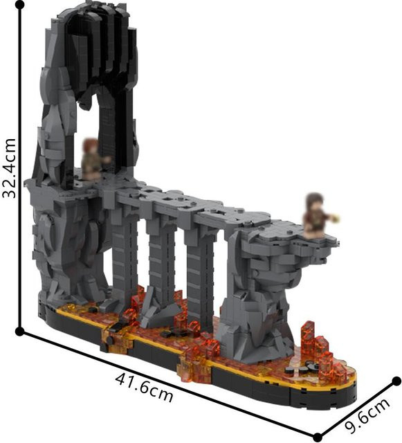 Gobricks Herr der Ringe Der Schicksalsberg Bausteine ab 14 Jahren - Bild 1