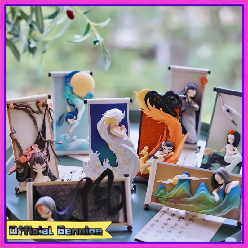 52toys Neue Schlafende Chinesische Schriftrollen, Action-Anime-Figur, 15cm, Blind Box - Bild 2