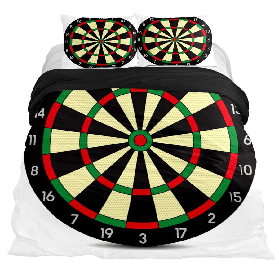 Dartscheibe Bettwäsche Set mit Blitz und Flamme Motiv, 2/3-teilig, Multicolor, B/H: 135 x 200 cm - Bild 2