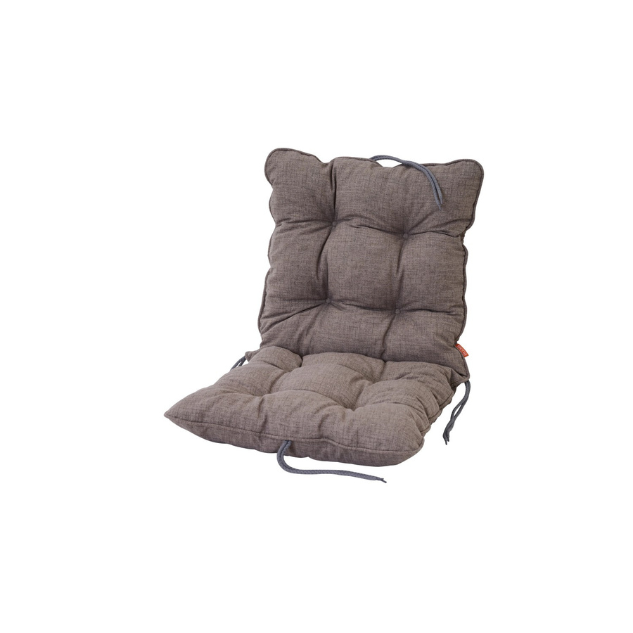 Siena Garden Sitzkissen Askella aus Baumwolle, Farbe Anthrazit, B/T/H: 88 x 42 x 6 cm - Bild 2