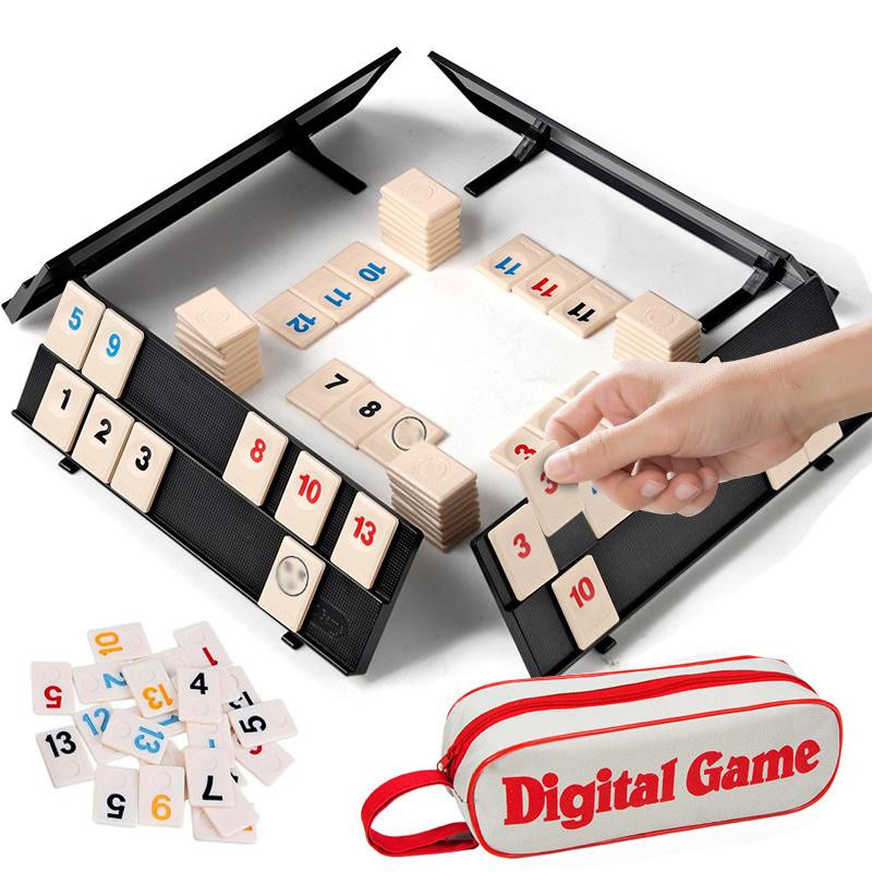 Yiran toy Rummy Würfelspiel Brettspiel Bunt / Mehrfarbig 7-12 Jahre - Bild 2