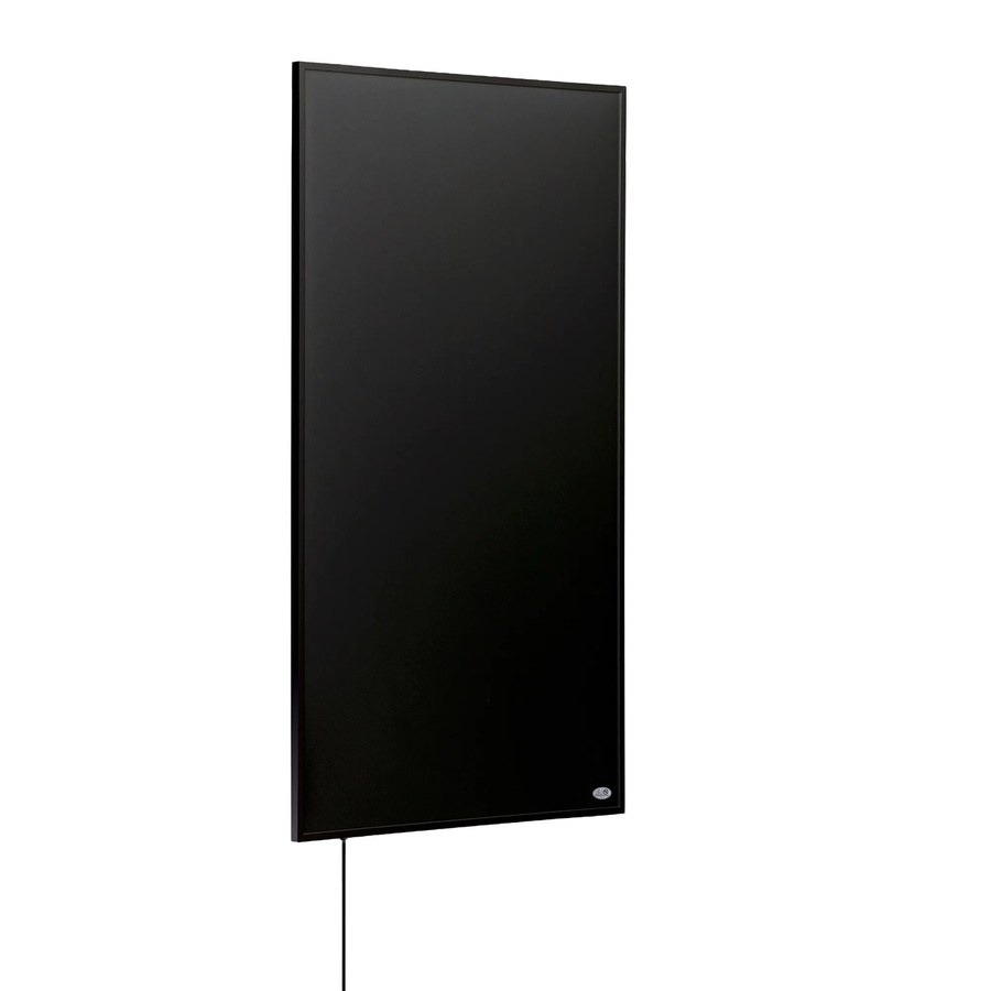 Könighaus Infrarotheizung Black Edition 1.200 W in Schwarz mit Kabelausgang links - Bild 2