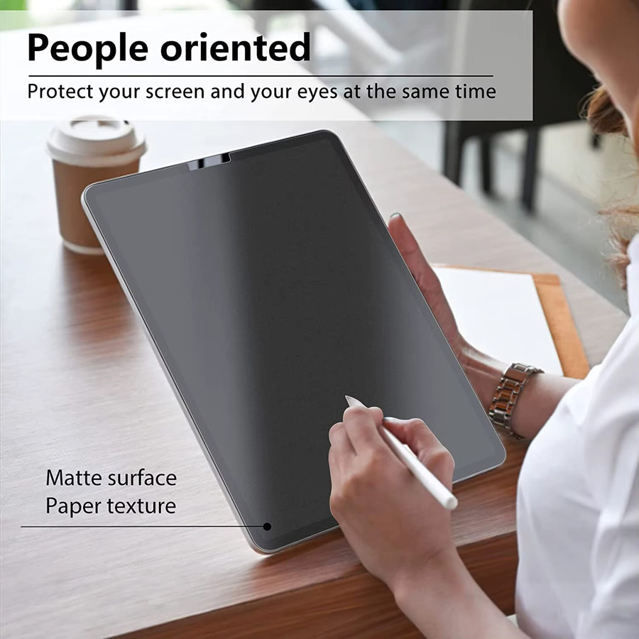 5 Stück Papiergefühl Displayschutzfolie für Samsung Galaxy Tab A9 A8 A7 Lite A 10.1 S9 S8 Plus S7 FE S6 Lite S5e transparent - Bild 4