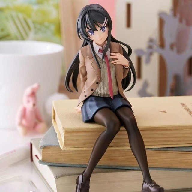 Bandai Rascal Does Not Dream Of Bunny Girl Senpai Mai Sakurajima Bunny Uniform, Anime Figur, Mehrfarbig - Bild 1
