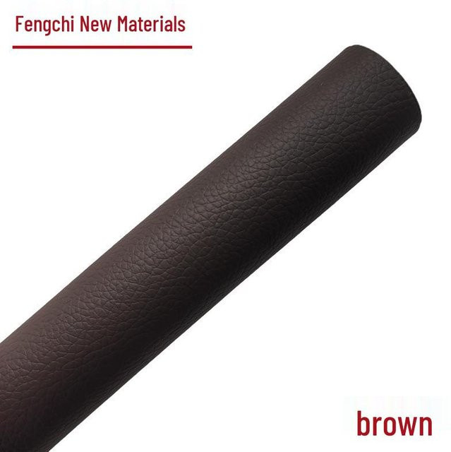 Selbstklebende Reparaturflicken aus echtem Leder in Braun für Sofa und Sitzmöbel, B: 25 cm, H: 30 cm, Tiefe: 0,5 mm - Bild 1